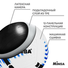 Мяч футбольный MINSA, TPE, машинная сшивка, 12 панелей, р. 5 - Фото 3