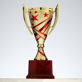 Кубок 183C, наградная фигура, золото, подставка пластик, 17 × 8,5 × 6,5 см.