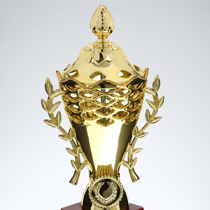 Кубок 184B, наградная фигура, золото, подставка пластик, 24,5 × 10,7 × 7,7 см. - фото 1909407748
