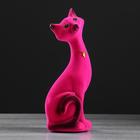 Копилка "Кот Маркиз", розовый цвет, флок, 30 см, микс - Фото 5