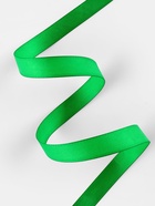 Лента репсовая, 15 мм, 23±1 м, зелёная №19 - Фото 3