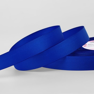 Лента репсовая, 15 мм, 23±1 м, голубая №0161