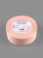 Лента репсовая, 40 мм, 23±1 м, светло-розовая №07 - Фото 4