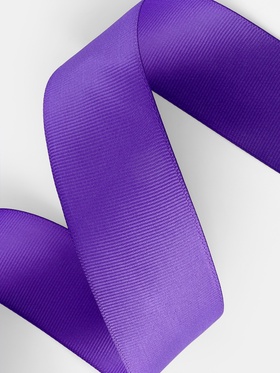 Лента репсовая, 40 мм, 23±1 м, фиолетовая №35