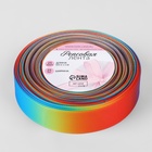 Лента репсовая «Радуга», 25 мм, 23±1 м, разноцветная - Фото 2