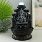 Фонтан настольный с подсветкой «Ганеша в сером под водопадами», от сети, 20×20×30 см - Фото 6