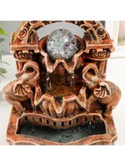 Фонтан настольный с подсветкой «Два слона под аркой», от сети, 19×14×26 см - Фото 8