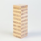 Падающая башня дженга «Время игры», 20.5×6.3 см, 54 бруска, брусок 6.3×1.1×2.1 см 9223 - Фото 2