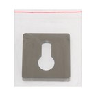 Накладка на цилиндровый механизм CAPPIO, квадратная, цвет графит - фото 25329525