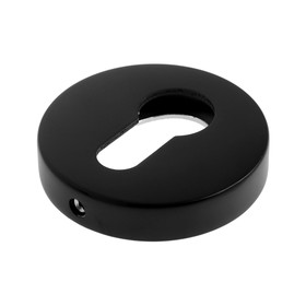 Накладка на цилиндровый механизм CAPPIO, круглая, цвет черный