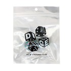 Астрологические кубики для гадания "Время игры", 3 шт, голубые - фото 23318013