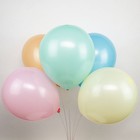 Шар латексный 10" Макаронс ассорти, пастель, набор 100 шт., МИКС - Фото 2