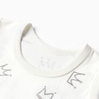 Боди Bloom Baby Короны без, рукавов, р. 62 см, молочный - фото 26719265