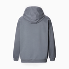 Толстовка мужская, начёс, цвет тёмно-серый, размер 52 - фото 23534776