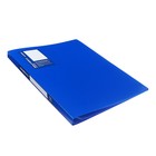 Папка с 20 вкладышами А3, 800 мкм, Calligrata, текстура «песок», синяя - Фото 3