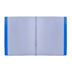 Папка с 20 вкладышами А3, 800 мкм, Calligrata, текстура "песок", синяя - Фото 5