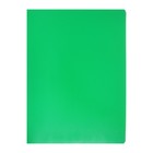 Папка с 20 вкладышами А5, 500 мкм, Calligrata, текстура «песок», зеленая - Фото 2