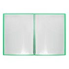 Папка с 20 вкладышами А5, 500 мкм, Calligrata, текстура «песок», зеленая - Фото 5