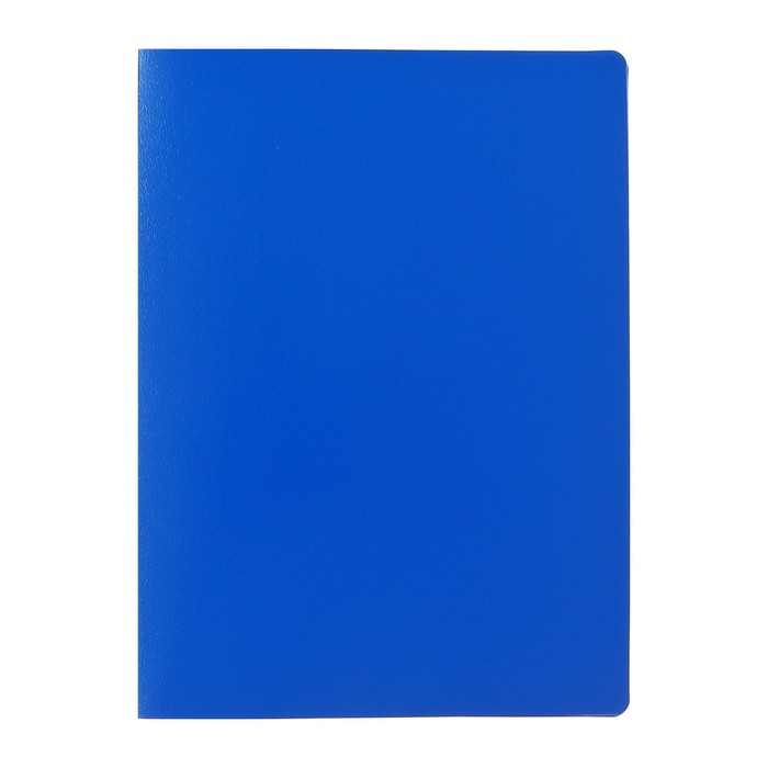 Папка с 20 вкладышами А5, 500 мкм, Calligrata, текстура "песок", синяя