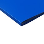 Папка с 20 вкладышами А5, 500 мкм, Calligrata, текстура «песок», синяя - Фото 4