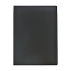 Папка с 20 вкладышами А5, 500 мкм, Calligrata, текстура «песок», черная - Фото 2