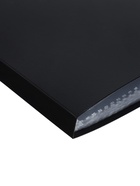 Папка с 20 вкладышами А5, 500 мкм, Calligrata, текстура «песок», черная - Фото 6