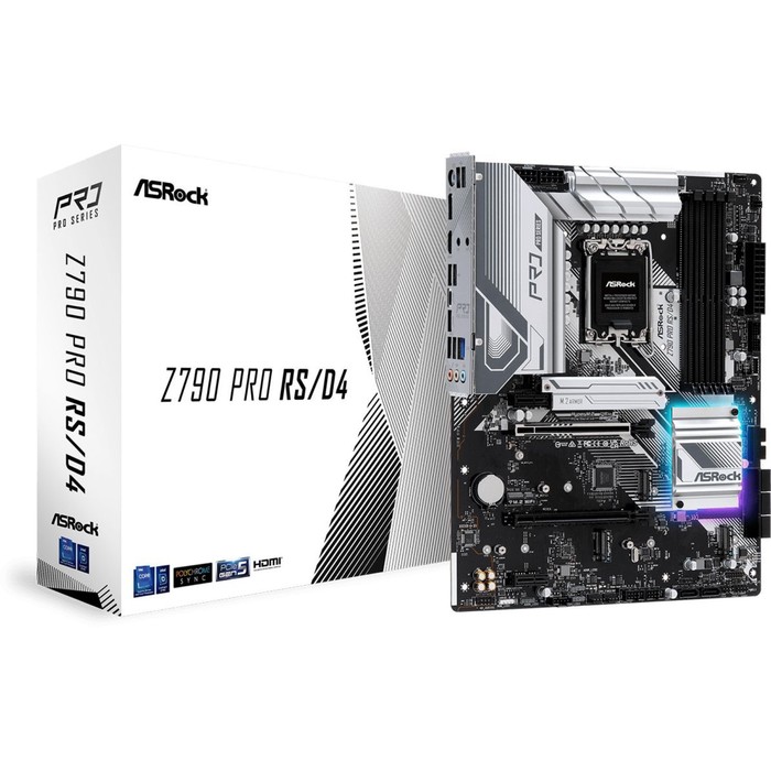 Материнская плата Asrock Z790 PRO RS/D4 Soc-1700 Intel Z790 4xDDR4 ATX AC`97 8ch(7.1) 2.5Gg   100447 - фото 51490998