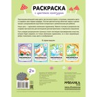 В лесу. Раскраски с цветным контуром - фото 23923438