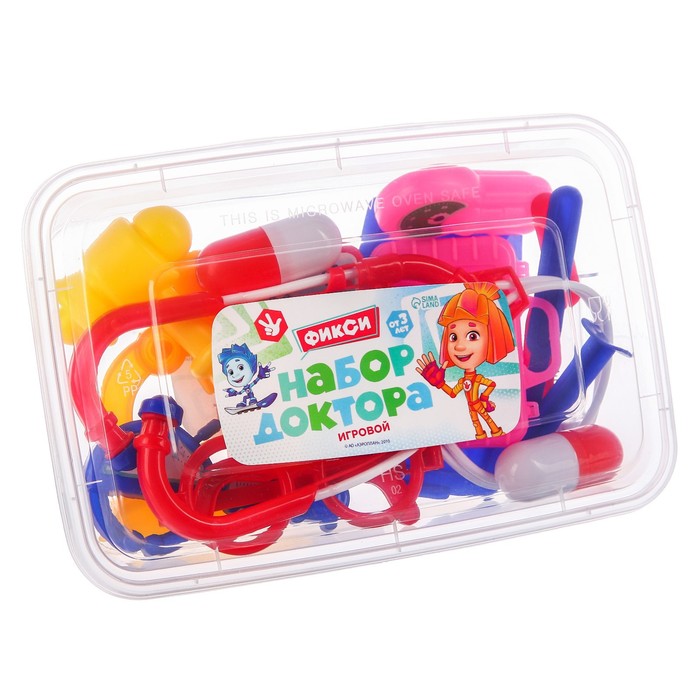 Игровой набор доктора, Фиксики, в контейнере - Фото 1