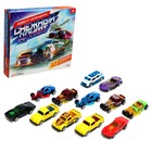 УЦЕНКА Адвент-календарь «Снежный дрифт» с машинками, набор 12 шт. - Фото 1