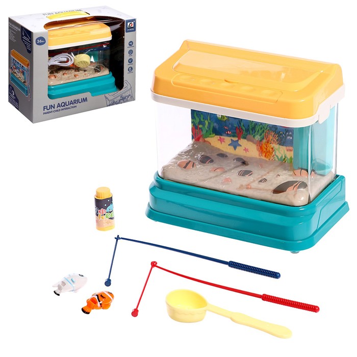 УЦЕНКА Интерактивная игрушка «Аквариум», 2 рыбки - Фото 1