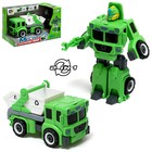 УЦЕНКА Конструктор винтовой «Кран», 2 в 1 робот-машина, МИКС - Фото 5