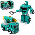 УЦЕНКА Конструктор винтовой «Кран», 2 в 1 робот-машина, МИКС - Фото 6