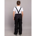 Брюки для мальчика, рост 116 см, цвет чёрный - Фото 3