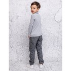 Джемпер для мальчика, рост 116 см, цвет серый меланж - Фото 2