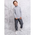 Джемпер для мальчика, рост 116 см, цвет серый меланж - Фото 5