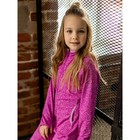 Комбинезон флисовый детский, рост 92 см, цвет лиловый - Фото 3