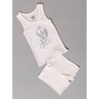 Комплект для девочки: майка, шорты, рост 98 см - фото 27805951