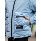 Куртка для девочки, рост 110 см, цвет голубой - Фото 7