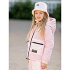 Куртка для девочки, рост 110 см, цвет розовый - Фото 3
