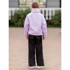 Куртка для девочки, рост 122 см, цвет лиловый перламутр - Фото 4