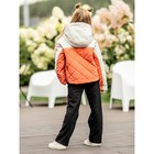 Куртка для девочки, рост 122 см, цвет оранжевый - Фото 6
