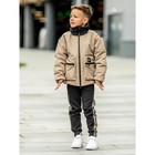 Куртка для мальчика, рост 140 см, цвет латте - Фото 3