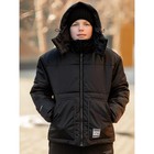 Куртка для мальчика, рост 152 см, цвет чёрный - Фото 3