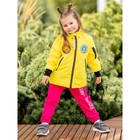 Куртка-бомбер для девочки, рост 104 см, цвет лимонный - Фото 2