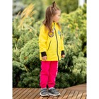 Куртка-бомбер для девочки, рост 80 см, цвет лимонный - Фото 3