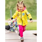 Куртка-бомбер для девочки, рост 80 см, цвет лимонный - Фото 5