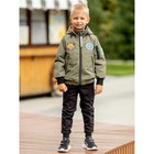 Куртка бомбер для мальчика PlayToday, рост 104 см, цвет хаки - Фото 2