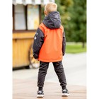 Куртка-бомбер для мальчика, рост 110 см, цвет яркий оранжевый - Фото 6
