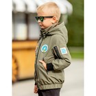 Куртка-бомбер для мальчика, рост 80 см, цвет хаки - Фото 4